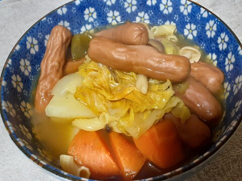 おかずの野菜スープ